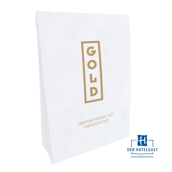 Preview: One-Night-Set »GOLD« in Kartonage