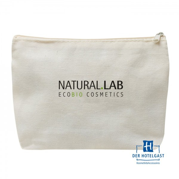 Preview: NATURAL.LAB Canvas Kosmetikbeutel »32ml XL«