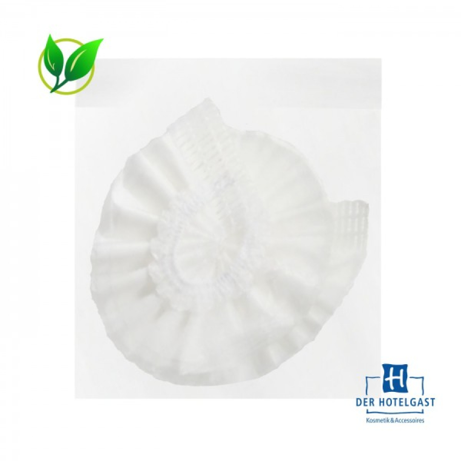 Duschhaube im Maisstärkebeutel