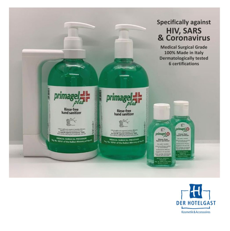 Hand Desinfektionsgel »PrimaGel Plus« 50ml