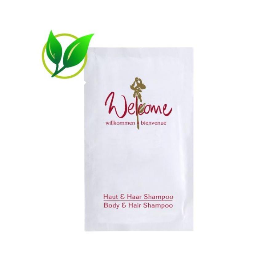 Body & Hair Shampoo 10ml im Papierbeutel