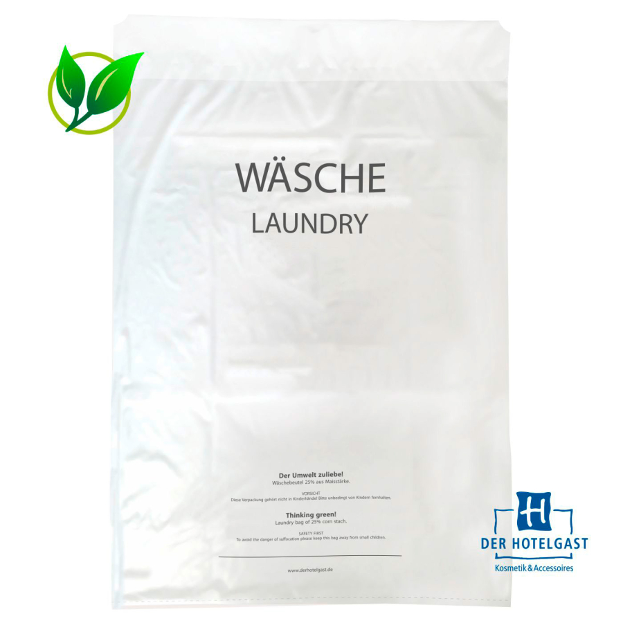 Wäschesack aus Maisstärke mit Kordelzug