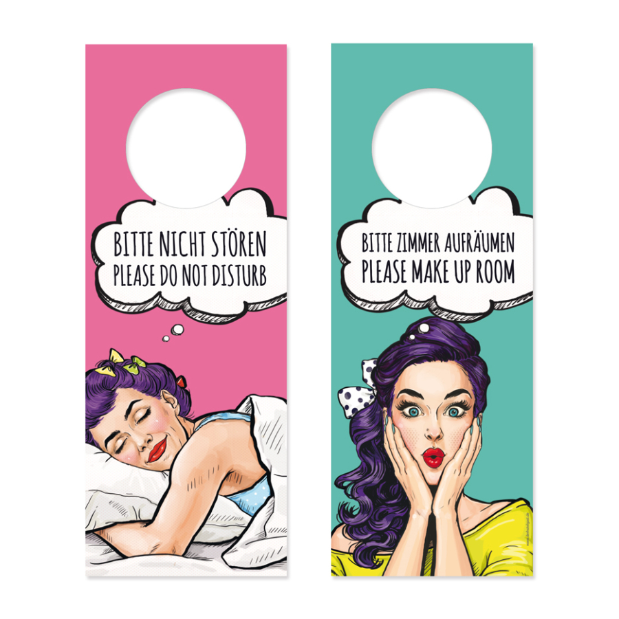 Türhängeschild "Retro"